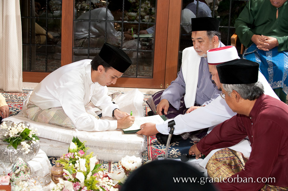 Malay wedding akad nikah in Kuala Lumpur of Maryam and Hezran