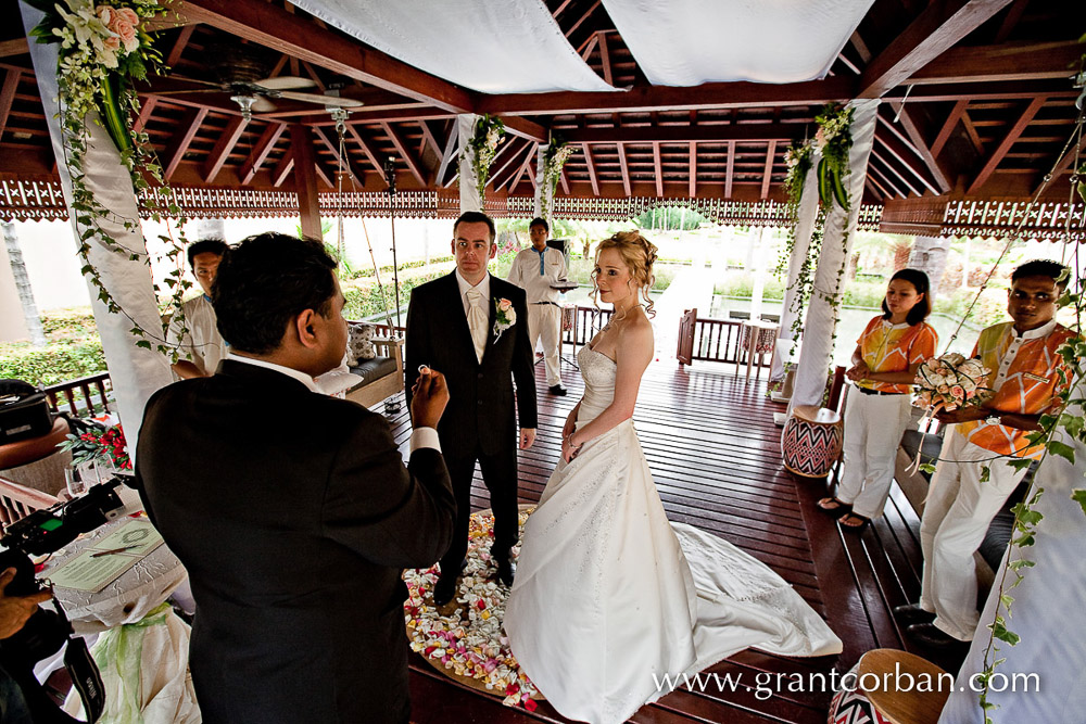 Small intimate wedding for two at the Four Seasons Langkawi