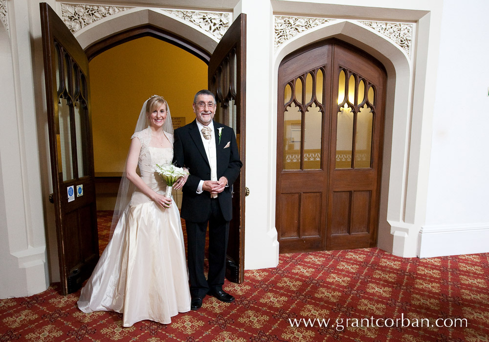 father, bride, Tortworth, Court, Hotel, Gloucestershire, wedding