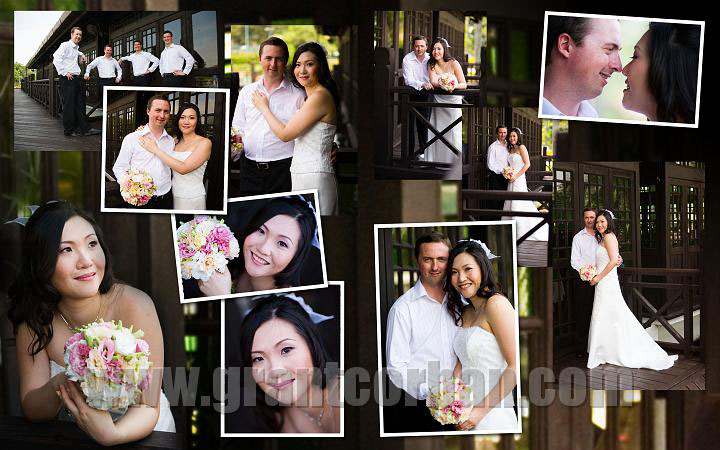 montage wedding album hyatt saujana photography