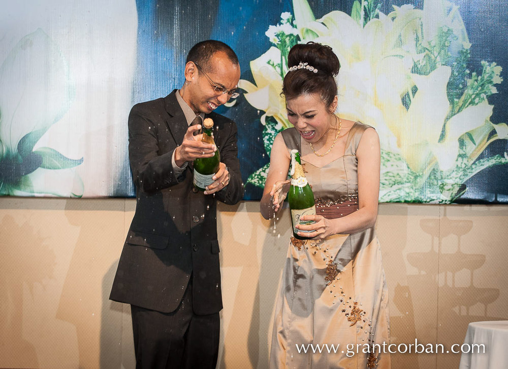 Kuantan Hyatt Wedding dinner for Ryan and Rebecca