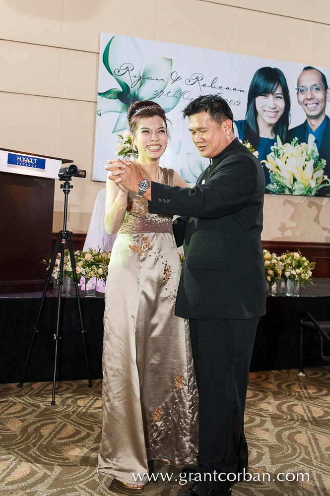 Kuantan Hyatt Wedding dinner for Ryan and Rebecca