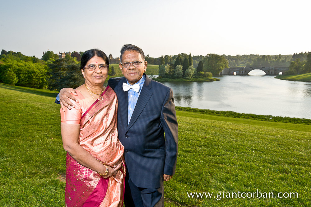 Family portrait at Blenheim Palace