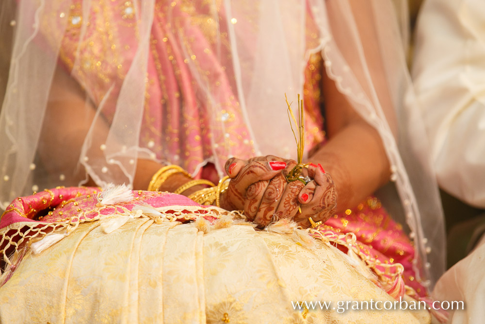 Sri Balathandayuthapani hindu temple wedding henna hands