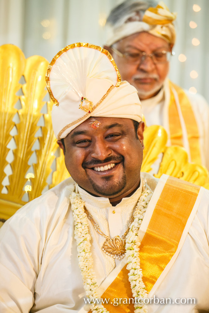 Sri Balathandayuthapani hindu temple wedding happy groom