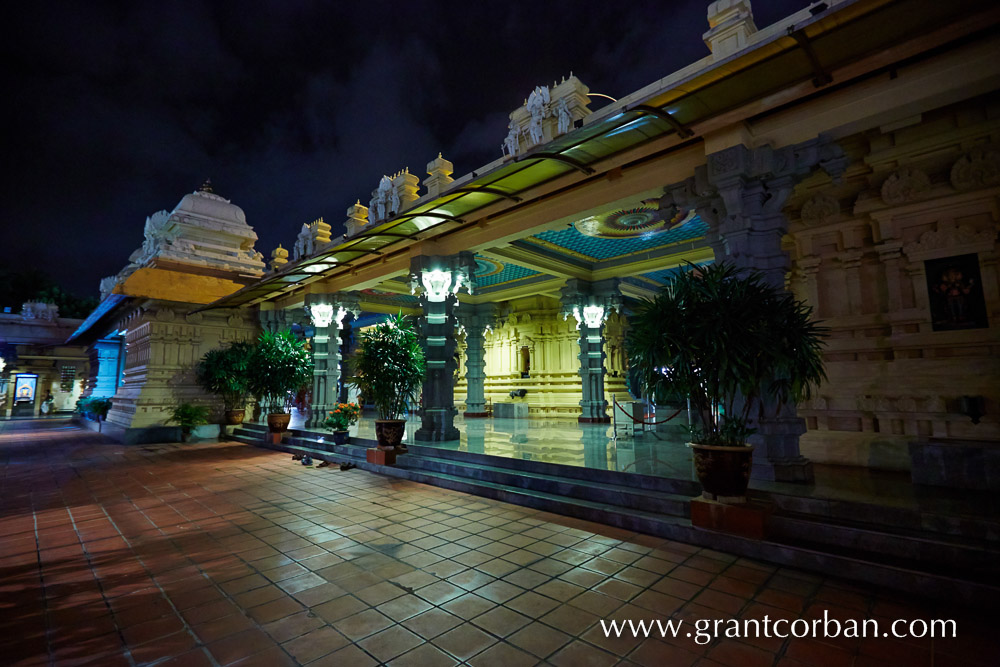 Sri Balathandayuthapani hindu temple wedding at night