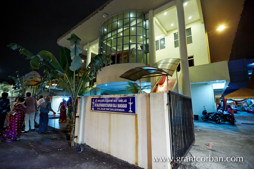 Sri Balathandayuthapani hindu temple wedding outside view