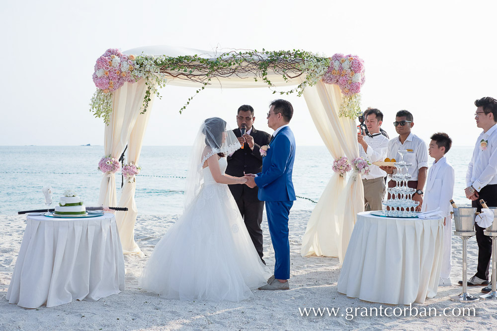 Beach wedding at Meritus Pelangi Resort Langkawi