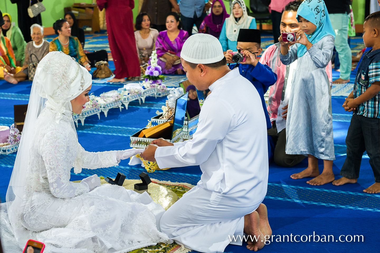 tawau east malaysia malay wedding in mosque