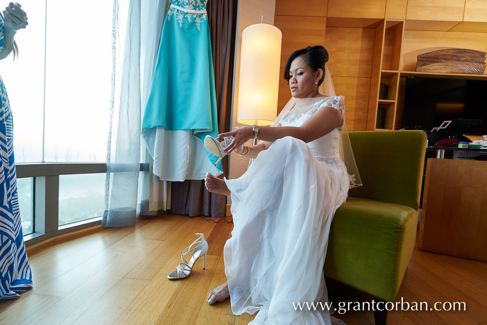 bridal prep at the kl hilton in sentral