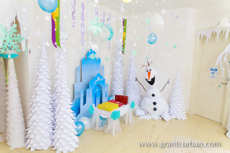 Frozen Themed Birthday Party With Princess Elsa Cake Grant